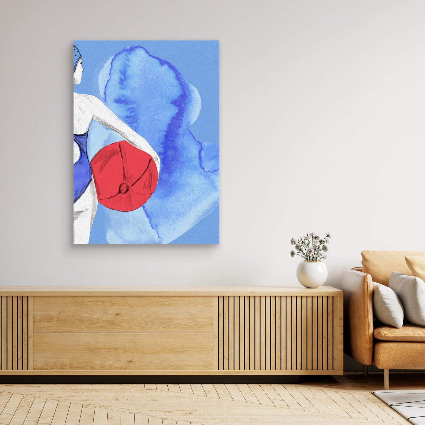 Kunstdruck "Roter Punkt"