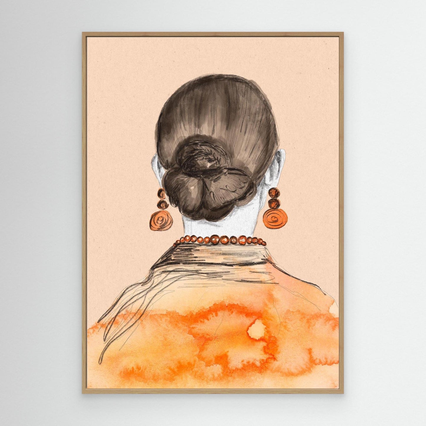 Kunstdruck "Ohne Blick"