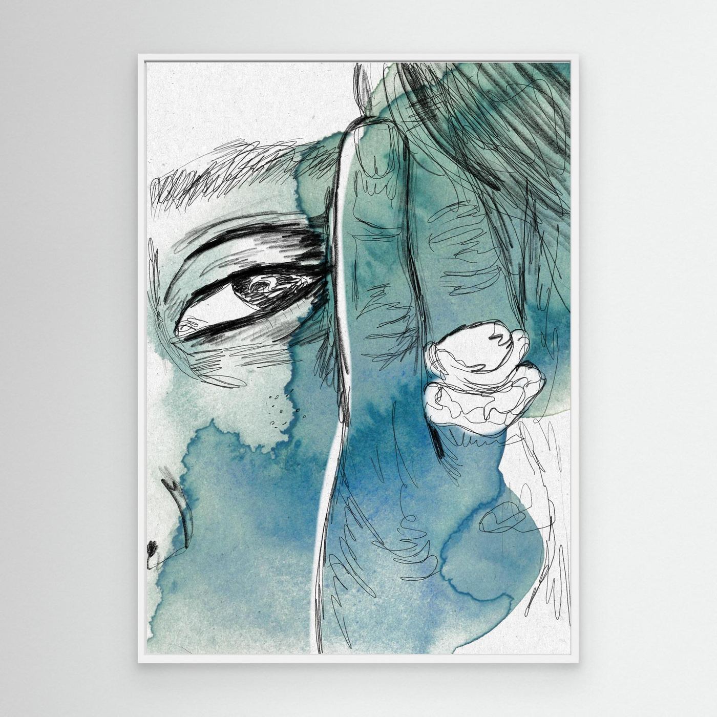 Kunstdruck "Der Blick"