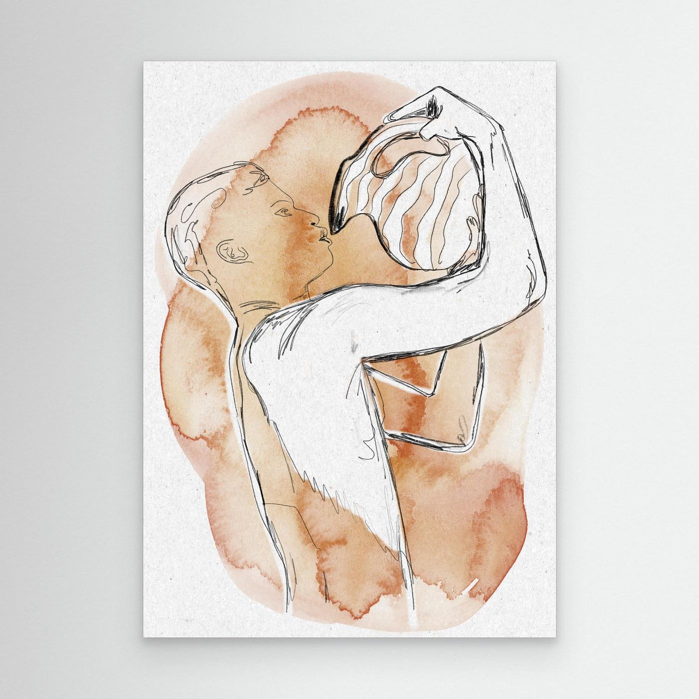 Kunstdruck "Durstig"