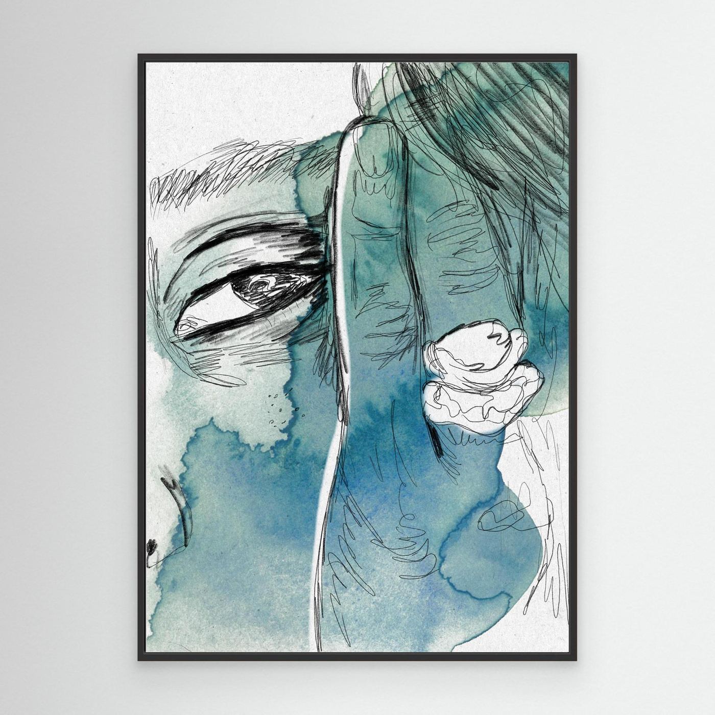 Kunstdruck "Der Blick"