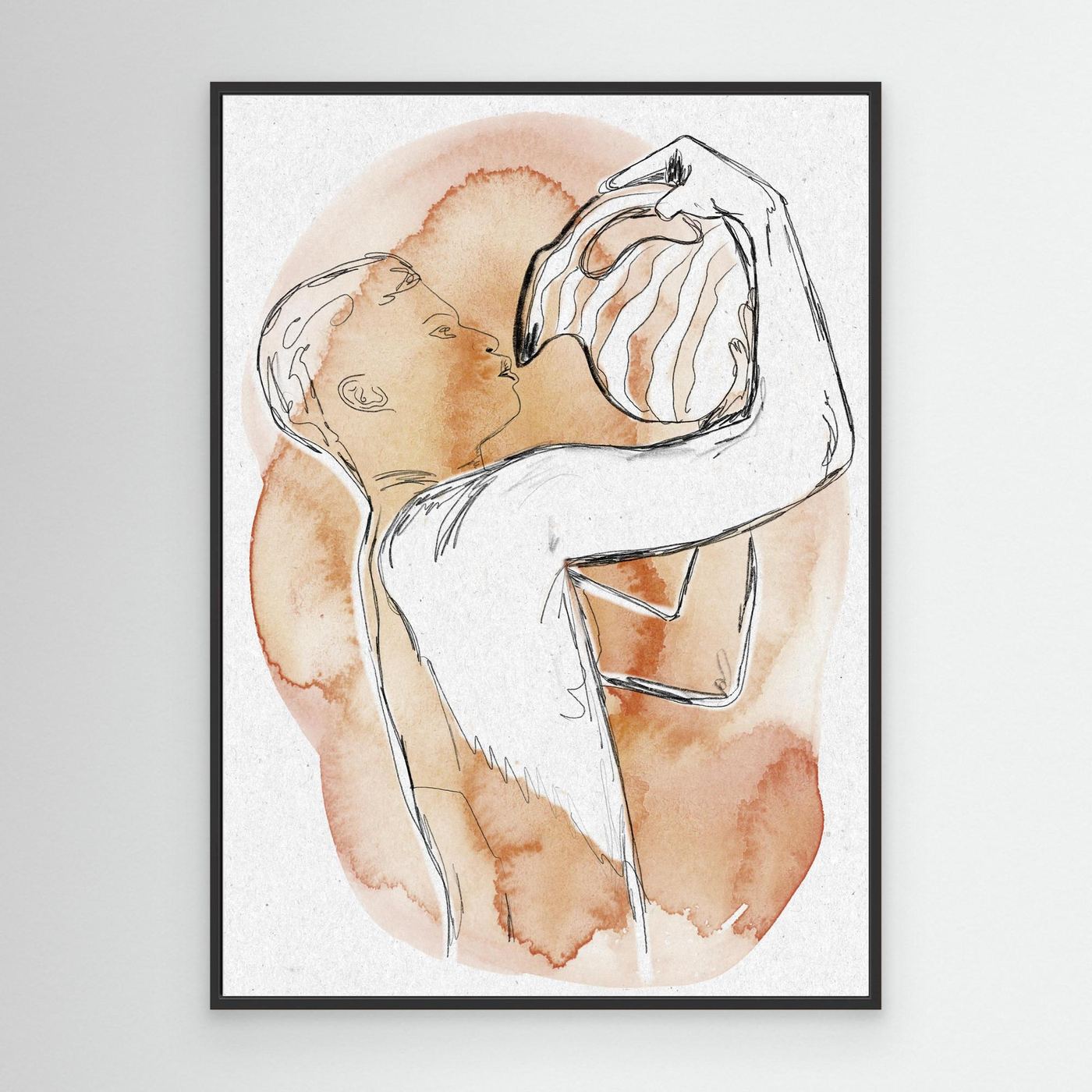 Kunstdruck "Durstig"