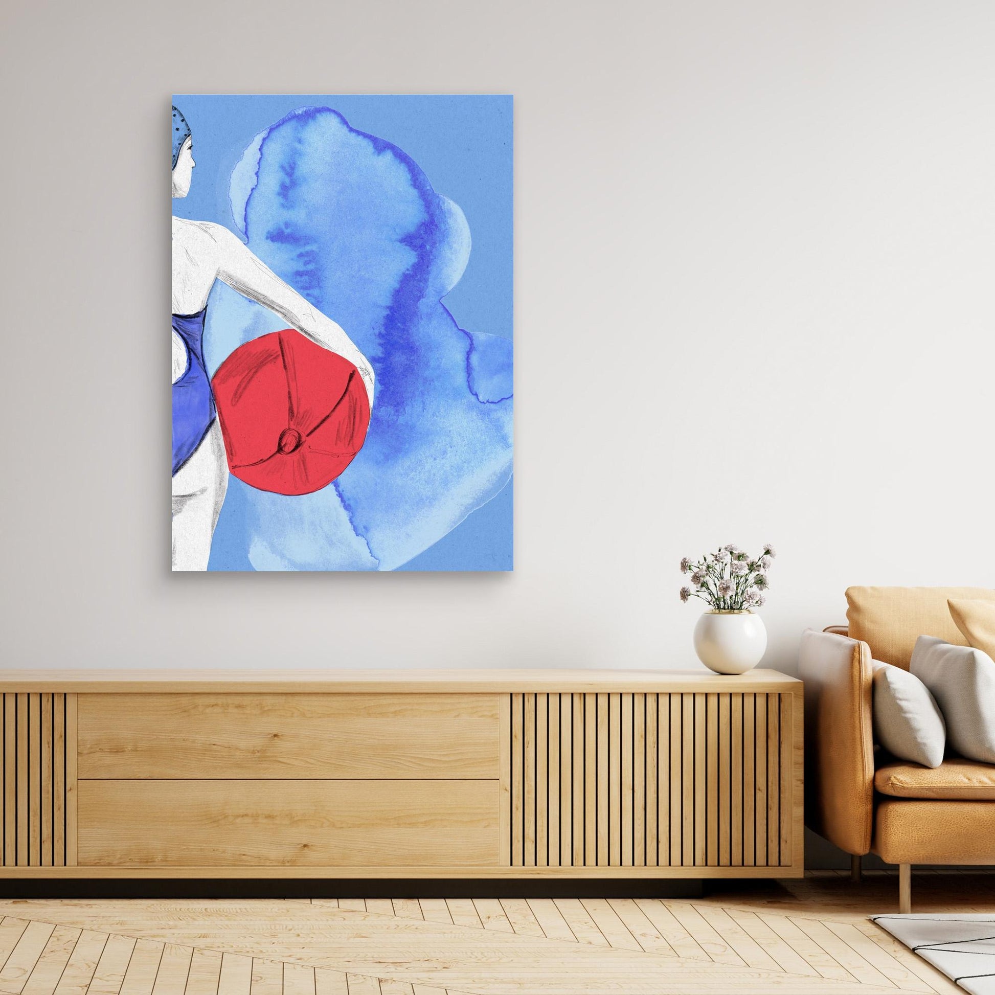 Kunstdruck "Roter Punkt"