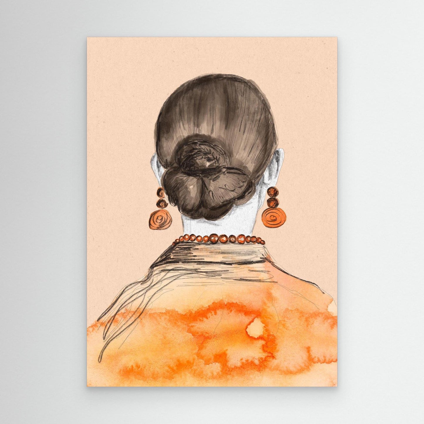 Kunstdruck "Ohne Blick"