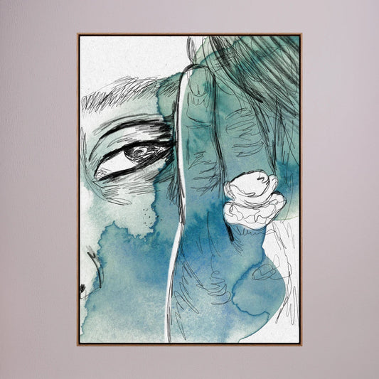 Kunstdruck "Der Blick"