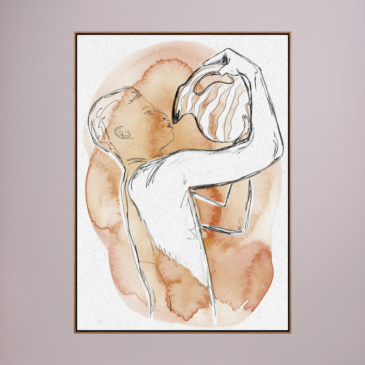 Kunstdruck "Durstig"