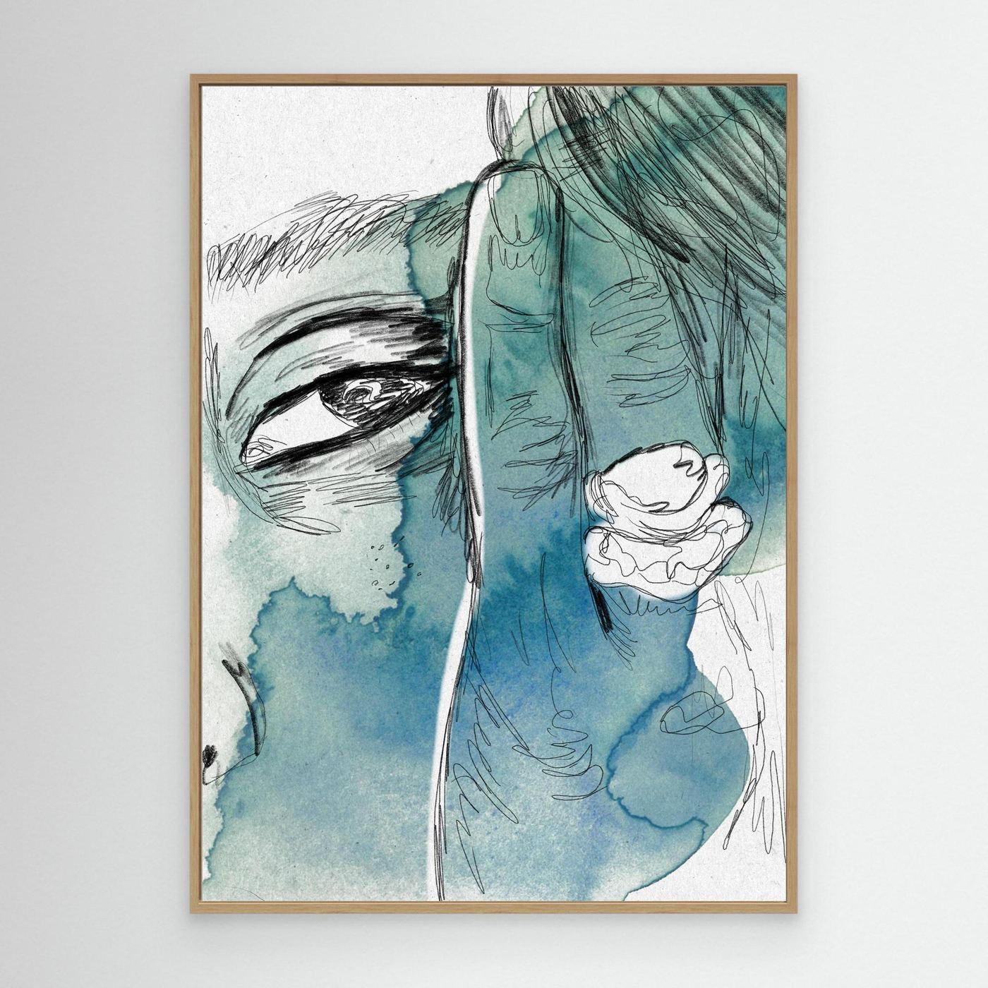 Kunstdruck "Der Blick"