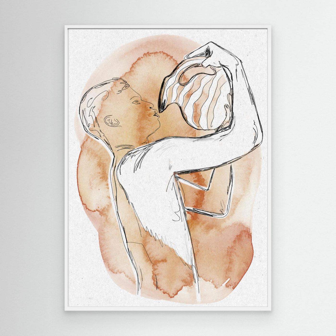Kunstdruck "Durstig"