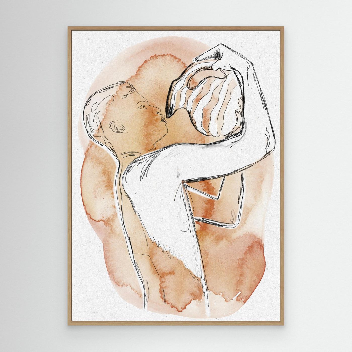 Kunstdruck "Durstig"
